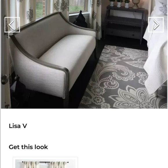 Like new Ballard designs drapes 4 108”long Bingham Printed Damask Draper… - Picture 4 of 12